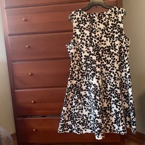 Talbots Leaf Print Dress